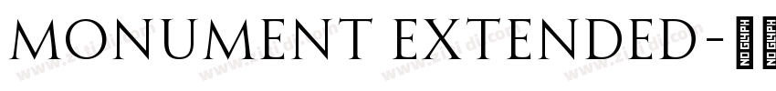 Monument Extended字体转换
